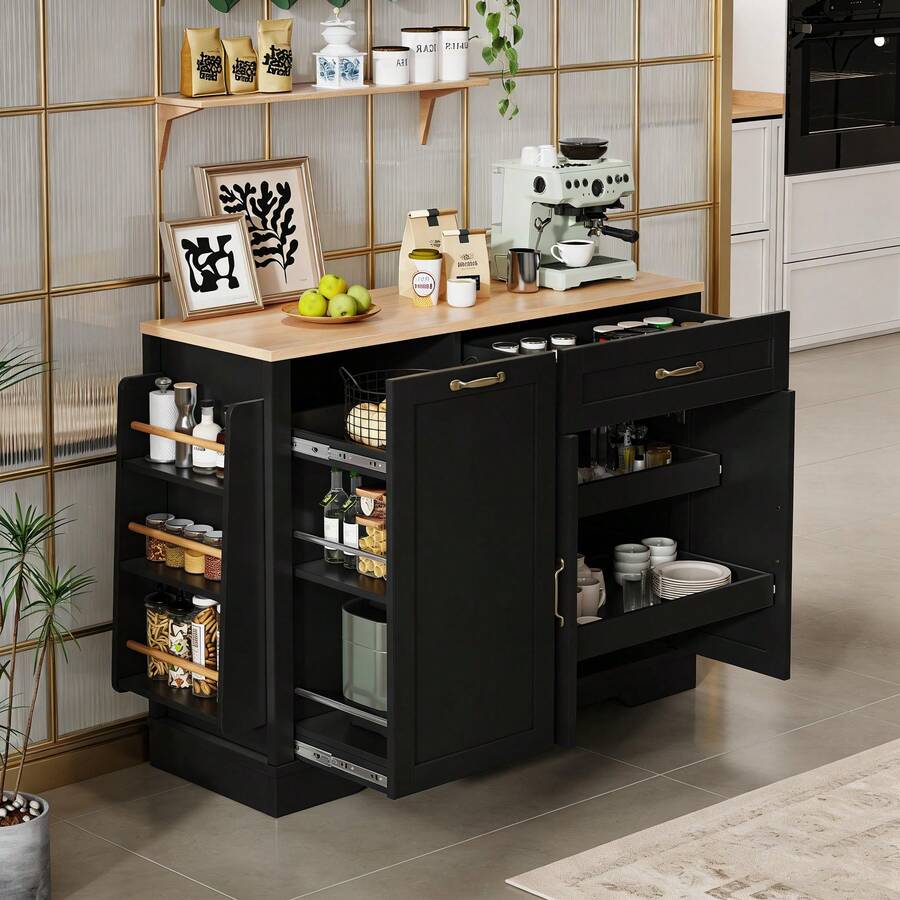 Buffets & Sideboards - Black + MDF-1 - View 1