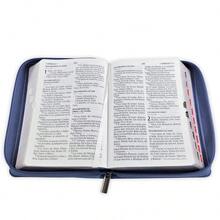 RVR60 Bible, Denim With Index And Closure, Imitation Leather, 11 Pts. - Single Book - View 3