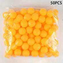 5/10/20/50 piezas Pelotas de tenis de mesa de material PP mate amarillo y blanco duradero, resistente a la oxidación de 40mm, adecuadas para práctica y recreación de adultos - Multicolor - Ver 3