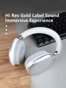 Adjustable Wireless Headphones, Over-Ear, Noise Cancelling, Foldable, Suitable For Gaming, Music, Study And Daily Use - View 9