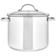 8 Quart Stainless Steel Stock Pot, Induction Compatible, Glass Lid, Oven & Dishwasher , Heavy Duty Stock Pot For Pasta, Soup, Boiling - View 2