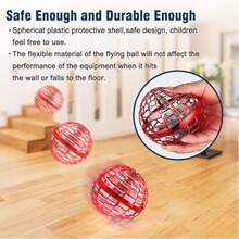 UFO Flying Ball Toy, Magic Hovering Ball, Boomerang, 360° Rotating Cosmic Ball, Flying Gyro, Hand-Controlled Mini Drone With LED Lights, Cool Toy Gift - Spherical - View 7
