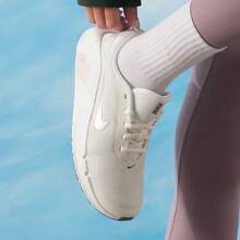 Nike Women's FLEX TRAIN Athletic Fitness Training Sneakers - White/Pink - View 5
