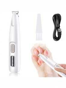 Pet Grooming Clipper With LED Lighting, Low Noise, USB/Battery Powered - Multicolor - View 2
