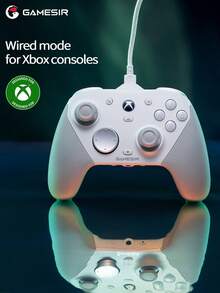 GameSir G7 Pro Tri-Mode Controller for Xbox Series X|S, PC, Android: Wired for Xbox, Wireless for PC & Android – TMR Sticks, Hall Effect Triggers, 1000Hz Polling Rate, 3.5mm Jack – White - 查看 5