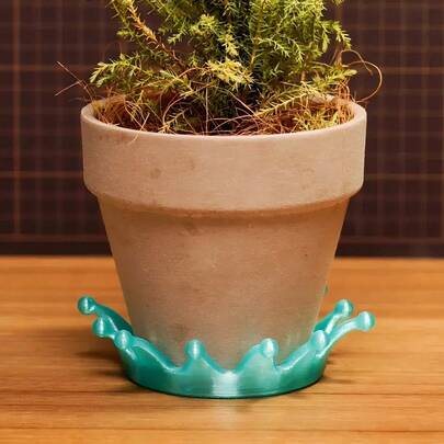 Decorative Crown Planter Mat | Multi-Use Candy Dish | Jewelry Holder