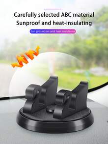 1 pieza Soporte de teléfono de coche giratorio con forma de cisne creativo, soporte de montaje para navegación de vehículo para el tablero - A - Ver 10