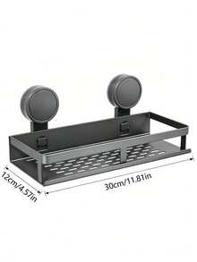 1 Giá đựng đồ dùng nhà tắm gắn tường chống gỉ có giác hút - Kệ nổi chắc chắn, bề mặt được đánh bóng, giá để đồ tiết kiệm không gian trong phòng tắm để đựng dầu gội, xà phòng và đồ dùng vệ sinh cá nhân, khay đựng đồ dùng nhà tắm. - Nhiều màu - Xem 12