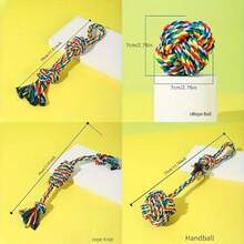 Minimalist Woven Rope Pet Toy, Decorative High-Quality Home Accessory, Fun Play To Release Instinct, Durable Chew Toy For Cats And Dogs - Multicolor - View 10