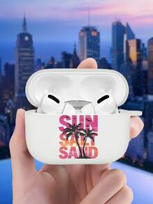 Ốp tai nghe họa tiết cây cọ nhiệt đới chuyển màu "SUN SALT SAND" mang đến không khí mùa hè, thiết kế mờ, phản quang ban đêm, tương thích với Apple 4/3/1/2/Pro/Pro 2/Pro 3. Hàng chất lượng, thiết kế độc đáo. Vui nhộn, sáng tạo, thẩm mỹ, dành cho phái nữ. - Xem 6