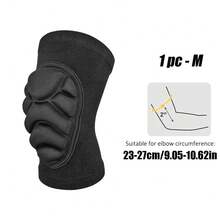 1 miếng đệm khuỷu tay dày dặn, giảm sốc, dùng được cho cả nam và nữ - Hỗ trợ khuỷu tay, thích hợp cho bóng rổ, bóng đá, khiêu vũ, leo núi, tập thể dục và nhiều hoạt động khác. - màu đen - Xem 10