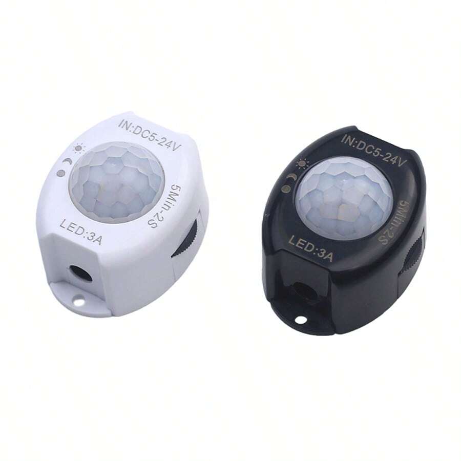 PIR 動感感應開關 DC5-24V | 3-5m 120° 高靈敏度 可調延時 | 自動開關 樓梯/衣櫃/廚房 LED 燈 - PIR-9 - 查看 1