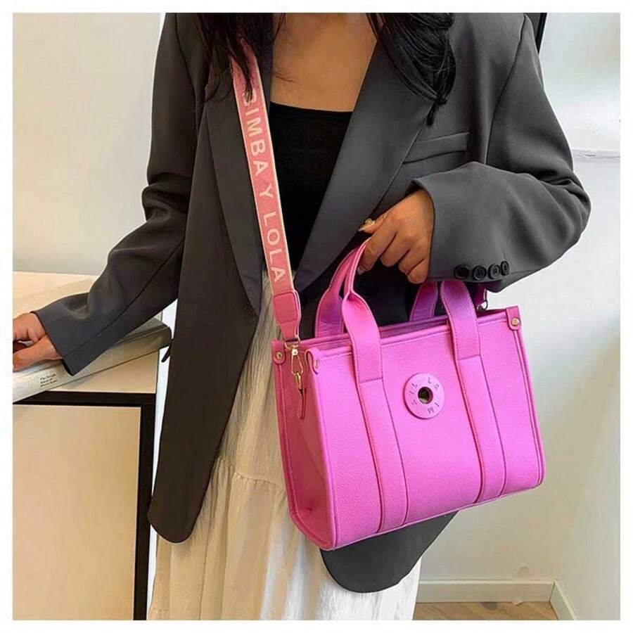 Bolsos de mujer con asa superior - Rosa Fucsia - Ver 1