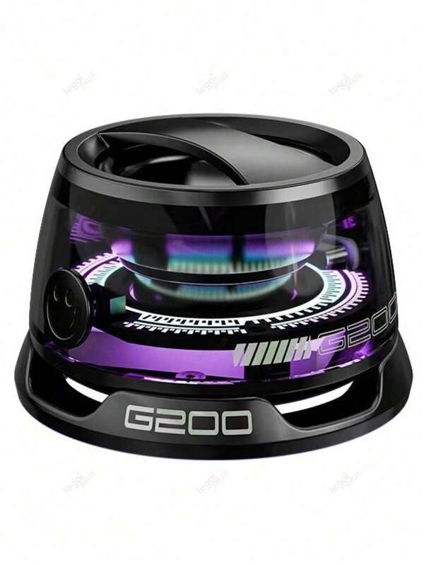 Speaker Bluetooth com LED e Atmosfera – Caixa de Som Mini Magnética, Portátil e Impermeável