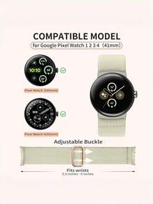 Dây đeo nylon co giãn tương thích với đồng hồ 4/3/2/1, kích thước 41mm 45mm - Chốt kim loại được nâng cấp - Dây đeo thể thao co giãn, thoáng khí, có thể điều chỉnh cho cả nam và nữ. - Kiểu vải chéo - Xem 2