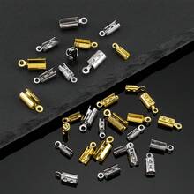 30个不锈钢皮绳连接器，用于DIY珠宝制作手链项链 - N0176 - 查看 6