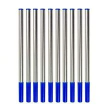 10Pcs Portable Plastic Thin Rod Gel Pen Refills Black/Blue Ink 0.7mm Fine Point Smooth Writing School Office Daily Use Stationery - 10 Pieces - View 7