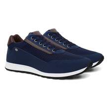 Men's Lightweight Comfortable Stretch Jogger Shoe Kit + Accessories: Watch, Wallet, And Belt - Navy Blue - View 2