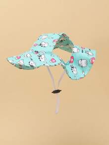Mũ chống gió và nắng dễ thương làm từ chất liệu polyester, thiết kế hở tai, chống trượt và có thể điều chỉnh độ che nắng. Vật dụng cần thiết cho cún con, mũ cho chó, đồ dùng chăm sóc cún con, đồ dùng cho thú cưng. Thích hợp cho chó nhỏ đội ngoài trời quanh năm. - Nhiều màu - Xem 4