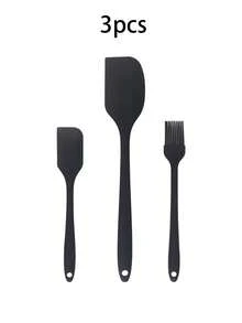 Bộ dụng cụ làm bánh 1 món/3 món/6 món, tích hợp dụng cụ cạo bột bằng silicon, thìa vét bánh chịu nhiệt cao, máy xay, cọ phết sốt, cọ phết dầu, dao phết kem, thìa vét kem bánh bằng silicon chống dính dùng trong nhà bếp. - Nhiều màu - Xem 19