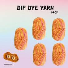 Acrylic Gradient Color Blended Yarn, Suitable For Crochet, Knitting Sweaters, Scarves, Hats And Other DIY Handmade Projects - Variegated Yarn - View 12