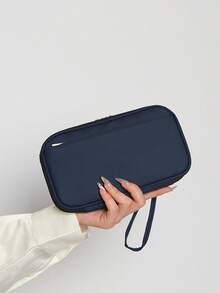 Multi-Functional Travel Document Holder, Waterproof Leather Card Case, Passport Wallet For Men And Women Passport Holder Passport Cover Passport Case For Travel Lightweight Airplane Portable Vacation Travel Accessories Holiday Essential Summer Travel Essentials - Royal Blue - View 5