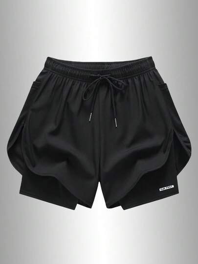 Conjunto de shorts de yoga para mujer, fabricado con tela de secado rápido con bolsillos de malla, ideal para tenis casual de verano, fitness y correr al aire libre - Diseñado específicamente para mujeres - Se ajusta perfectamente a un estilo de vida activo.