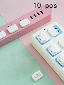Nắp đậy ổ cắm điện, thiết bị bảo vệ an toàn cho trẻ em, nắp đậy lỗ cắm điện gia dụng, nút bịt lỗ cắm điện cho ổ cắm nhiều ổ, nắp đậy lỗ công tắc điện. - nhiều màu - Xem 6