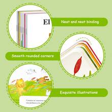 一套十张小型图画语言学习材料，旨在提高想象力和词汇量，母亲节礼物，开斋节礼物。 - 彩色 - 查看 5