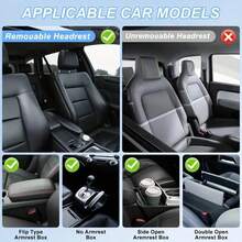 Multifunktionale Auto Sitz Seitentasche, Auto Netz Tasche, Handtaschenhalter, tragbarer Auto Organizer, Auto Sitz Hängetasche Halter, Taschentuch & Becherhalter, Auto Innenraum Zubehör - Ablagefach für den mittleren Sitz im Auto - Übersicht 12