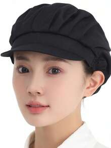 1pc High Quality Full Cloth Chef Hat | Suitable For Kitchen, Baking, Cooking, And Hygienic, Variety Of Workwear Accessories - Multicolor - View 1