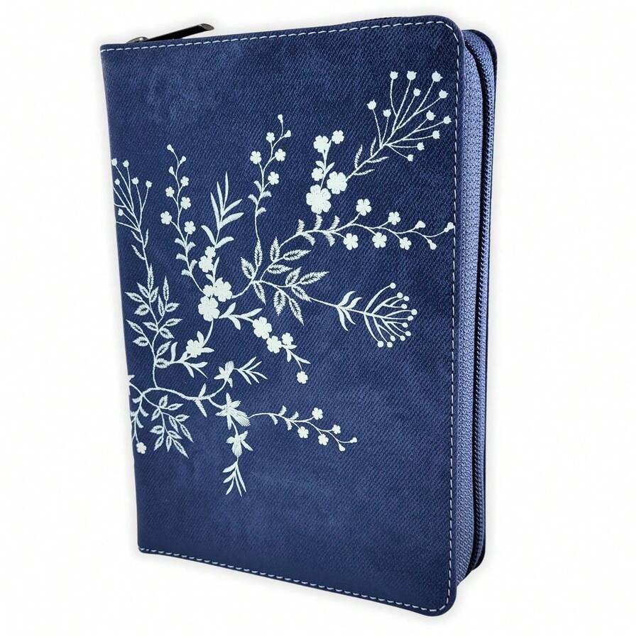 RVR60 Bible, Denim With Index And Closure, Imitation Leather, 11 Pts. - Single Book - View 1