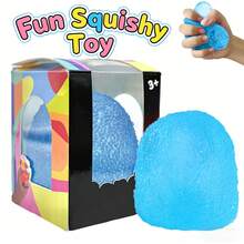 Squishy Stress Balls - Super Solid Squeeze Ball, Squishy Fidget Toys Stress For Kids And Adults, Sensory For Stress Relief, Birthday, Easter Basket Stuffers And Party Favors. - 藍色-Candy - 查看 10