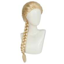 Princess-Style Multi-Color Long Thick Braid Wig, Retro Court Braided Design, High Crown For A Stylish Vibe, Breathable Wig Cap For Comfortable Wearing. Full Head Wig Suitable For Wedding Photoshoots, Cosplay, Parties, Balls, Halloween, K-POP, Y2K And Stage Performances. - Multicolor - View 15