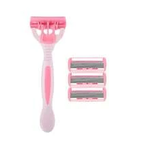 Dao cạo lông vùng kín cho nam và nữ, lưỡi dao thay thế an toàn, đầu dao cạo lông dành cho nữ. - Màu Hồng baby - Xem 12