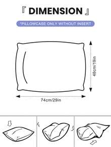 2 buah Sarung Bantal Satin Polos Lembut dan Bernapas, Nyaman untuk Tidur, Cocok untuk Kamar Tidur & Ruang Tamu, Dapat Dicuci dengan Mesin, Dekorasi Rumah - Merah - View 5