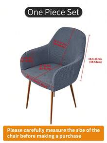 1 chiếc bọc ghế co giãn cao, sọc cong, màu trơn, chống bụi, phủ kín toàn bộ ghế, thích hợp cho khách sạn, nhà hàng, phòng khách, phòng học, sử dụng hàng ngày. - Nhiều màu - Xem 14