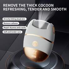 Upgraded Electric Foot File, Dual-Speed Rechargeable Foot Care Tool With Replaceable Grinding Heads And LED Power Display. Professional-Grade Foot Care, Removes Calluses, Corns And Cracked Heels, Enjoy Soft And Smooth Feet At Home. A Perfect Gift! - Multicolor - View 4