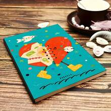 Sổ tay nghệ thuật hình trái tim dễ thương đã được sửa chữa. - màu đen - Xem 6