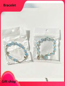 1 chiếc vòng tay hình bướm màu tím thanh lịch, thiết kế độc đáo cao cấp với mặt dây chuyền tinh tế, phụ kiện ngày Valentine. - Nhiều màu - Xem 5