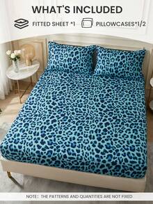 2/3pcs Bedding Set, Mattress Protector Set, Comfortable Home Textiles, Breathable Anti-Pilling Mattress Cover, Home Decor, All Seasons, Machine Washable, Deep Pocket, Back To School - Multicolor - View 4