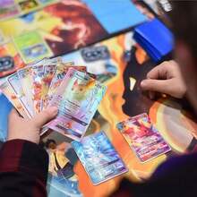 300 piezas Cartas completas en inglés (Serie V, Vmax, Tarjetas GX Raras), artesanía exquisita, alto HP y poder de batalla, regalo esencial para series de anime, juegos, mercancía, fiestas de cumpleaños y festividades - Multicolor - Ver 10