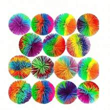 1/2/4pcs Mini Sensory Toy Set - Balls,Stretch Balls,Rainbow Velvet Balls,And Sticky Balls Stress Relieving Toys - Holiday Party Gifts!Plastic Balls,Swing Ball Set,Bouncy Ball,Stocking Stuffers For Teens,Sensory Toys,Balls,Bouncy Balls,Sensory Toys,Stress Ball - 多色的 - 查看 8
