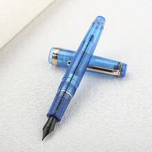 金豪82透明树脂钢笔，M尖（0.7mm），办公学习书写礼品笔 - 82 - 查看 16