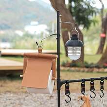 2 Móc Treo Cột Cắm Trại Bằng Thép Không Gỉ - Giá Treo Đa Năng Bền Chắc Dùng Cho Đèn, Quần Áo và Phụ Kiện - Hoàn Hảo Cho Chuyến Phiêu Lưu Ngoài Trời, Đồ Dùng Cắm Trại | Thiết Bị Cắm Trại Hiện Đại | Cấu Trúc Chắc Chắn, Móc Treo Cắm Trại - Nhiều màu - Xem 7