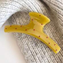 2 chiếc kẹp tóc nữ chấm bi kiểu Pháp thanh lịch, thích hợp sử dụng hàng ngày, ở nhà, trường học, bãi biển, văn phòng, tiệc tùng, kỳ nghỉ, sinh nhật, tựu trường, năm mới, Ngày lễ tình nhân, Ngày của Mẹ, Giáng sinh, đám cưới, lễ hội âm nhạc, lễ tốt nghiệp, mùa xuân/hè. - Nhiều màu - Xem 5