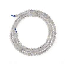 1 Strand 2mm Natural Faceted Stone Beads, Small Diameter Suitable For DIY Jewelry Making, Bracelets, Necklaces, Crafting Accessories, Approx. 145 Beads Per Strand - Multicolor - View 37