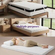 Advanced White Memory Foam Mattress, Breathable Single Mattress In Bedroom And Guest Room, Comfortable Sleeping Solution - trắng - Xem 8