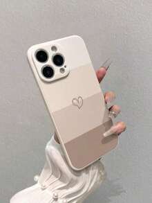 Funda de teléfono con forma de corazón, pintada y con amortiguación reforzada, compatible con 15 Pro Max, 14, 13, 12, 11, XS, XR, 7/8, compatible con Samsung Galaxy A03s, A03 Core, A04, A12, A13, A14, A21s, A22, A23, A24, A32, A33, A34, A51, A52, A53, A54, A71, A72, A73, S20 FE, S21, S22, compatible con Redmi 9, 9A, 10A, 10C, compatible con Redmi Note 9, 10, 11, 12, 12C, teléfonos móviles, bolsas, accesorios para móviles, fundas para teléfonos, decoración de habitaciones, accesorios, fundas transparentes para teléfonos, verano, correas para teléfon - Estilo (1 pieza) - Ver 8
