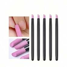 2/5Pcs Manicure Quartz & Ceramic Carving Polishing Pen Set, 45 Degree Dead Skin & Cuticle Remover Nail Cuticle Remover Nail Buffer Pumice Stone Nail Cuticle Pusher For Fingernail Gelnail Natural Nail,Nail Supplies,Nail Tools,Nail Art Tools,Back To School,Nails,Nail Tools For Press On Nails,Manicure Pedicure Tools - Multicolor - View 2